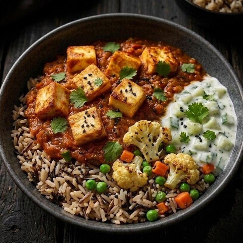 Paneer Masala Comfort Bowl